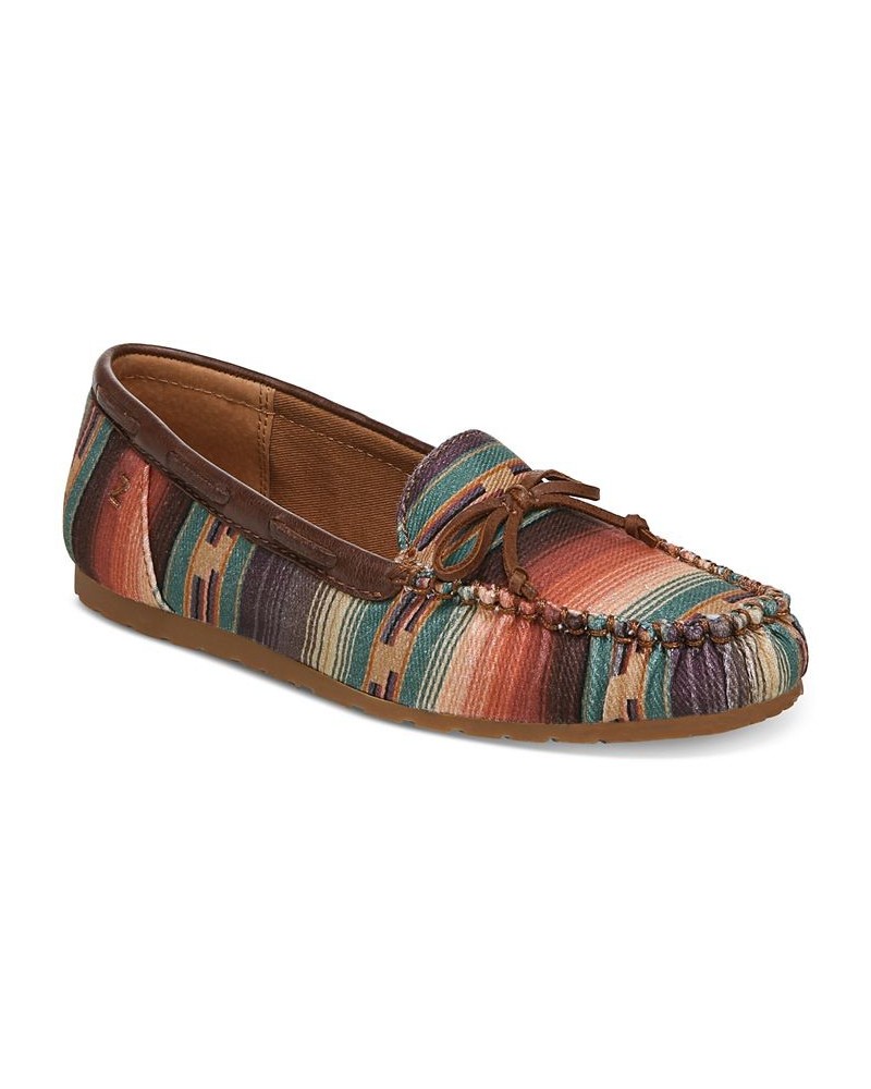 Women's Elery Moccasin Flats PD01 $50.49 Shoes