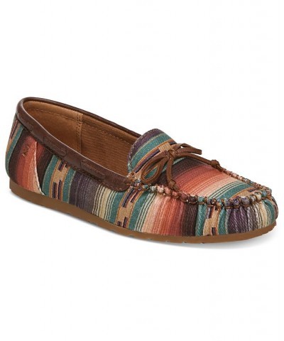 Women's Elery Moccasin Flats PD01 $50.49 Shoes