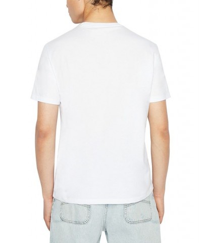 Men's Basics by Armani Icon Logo Patch T-Shirt White $26.65 T-Shirts