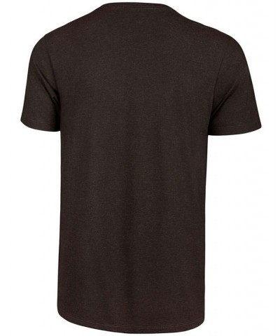 Men's Brown Cleveland Browns Block Stripe Club T-shirt $16.80 T-Shirts