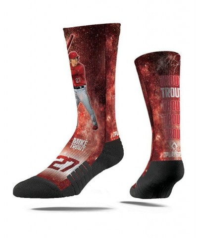 Men's Mike Trout Los Angeles Angels Galaxy Crew Socks $14.72 Socks