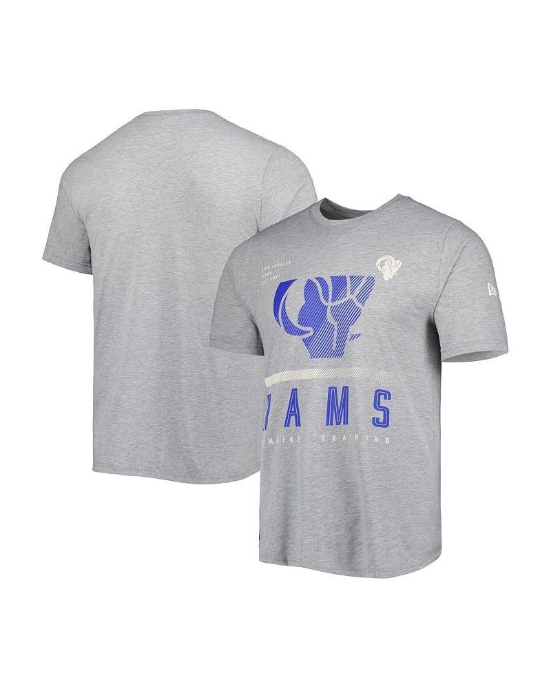 Men's Heathered Gray Los Angeles Rams Combine Authentic Red Zone T-shirt $13.53 T-Shirts