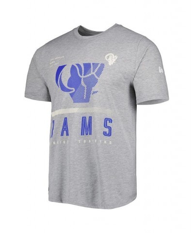 Men's Heathered Gray Los Angeles Rams Combine Authentic Red Zone T-shirt $13.53 T-Shirts