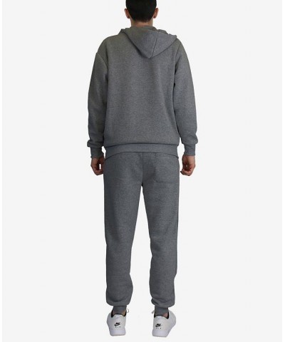 Men's Slim Fit Fleece-Lined Reflective Design Hoodie and Jogger Pants, 2 Piece Set PD02 $33.00 Pants