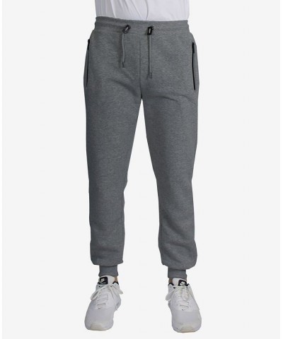 Men's Slim Fit Fleece-Lined Reflective Design Hoodie and Jogger Pants, 2 Piece Set PD02 $33.00 Pants