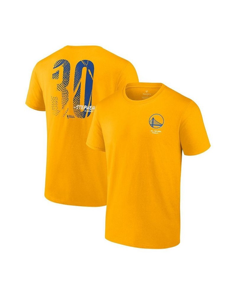 Men's Branded Stephen Curry Gold Golden State Warriors 2022 NBA Finals Champions Name and Number T-shirt $21.12 T-Shirts