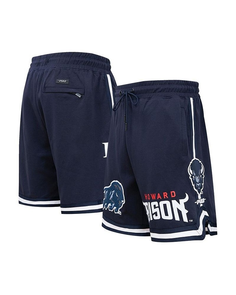 Men's Navy Howard Bison University Classic Shorts $48.40 Shorts