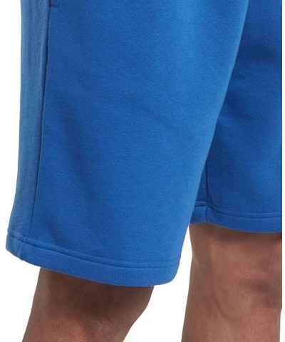 Men's Identity Regular-Fit Logo-Print Sweat Shorts Vector Blue $16.49 Shorts