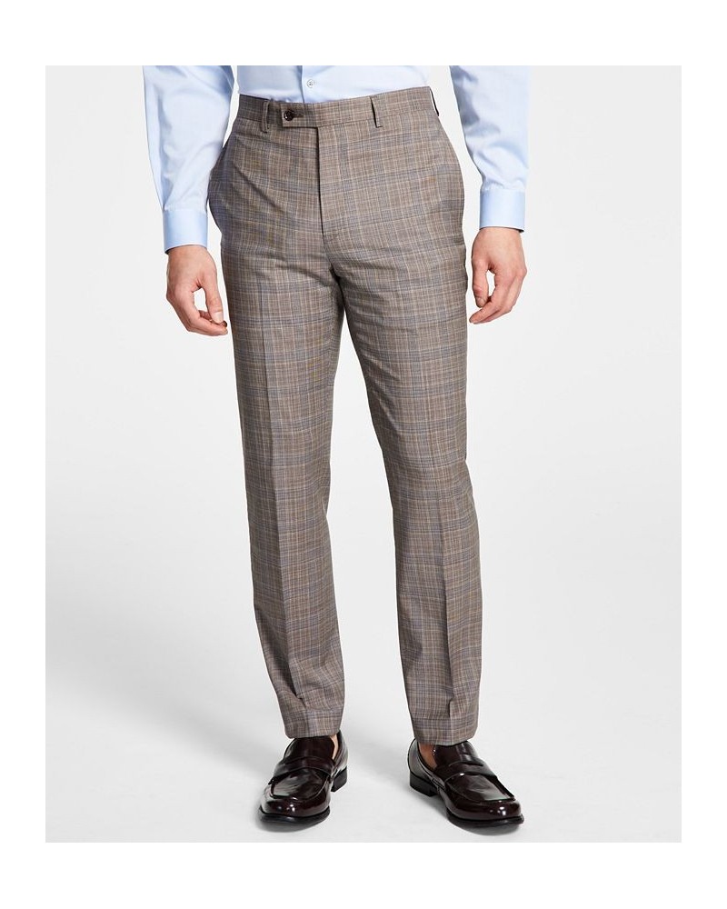 Men's Slim-Fit Wool Stretch Suit Pants PD03 $41.07 Suits