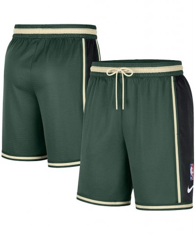 Men's Hunter Green Milwaukee Bucks Pre-Game Performance Shorts $41.24 Shorts