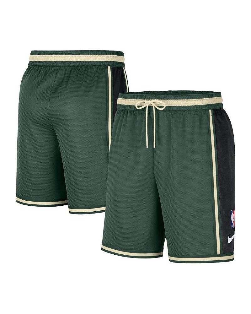 Men's Hunter Green Milwaukee Bucks Pre-Game Performance Shorts $41.24 Shorts