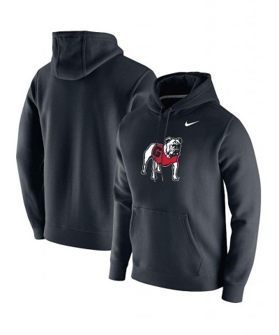 Men's Black Georgia Bulldogs Vintage-Like School Logo Pullover Hoodie $44.19 Sweatshirt