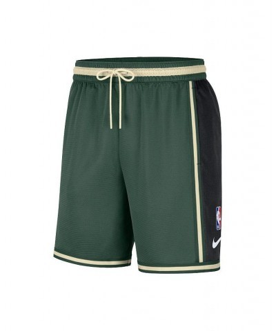 Men's Hunter Green Milwaukee Bucks Pre-Game Performance Shorts $41.24 Shorts