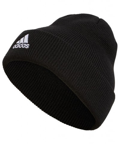 Men's Team Issue Six Dart Knit Folded Beanie Black/wht $10.00 Hats