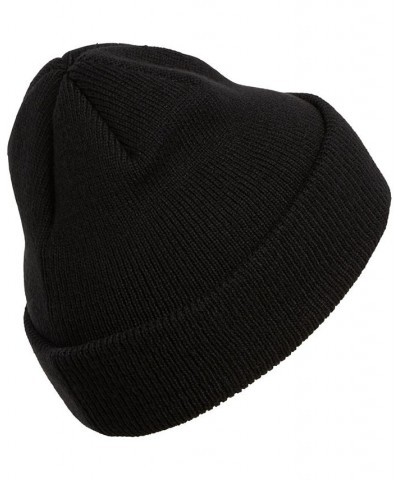 Men's Team Issue Six Dart Knit Folded Beanie Black/wht $10.00 Hats