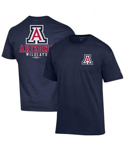 Men's Navy Arizona Wildcats Stack 2-Hit T-shirt $18.45 T-Shirts