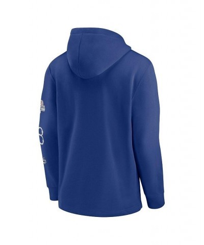 Men's Royal Brooklyn Dodgers Cooperstown Collection Rewind Lefty Pullover Hoodie $38.00 Sweatshirt