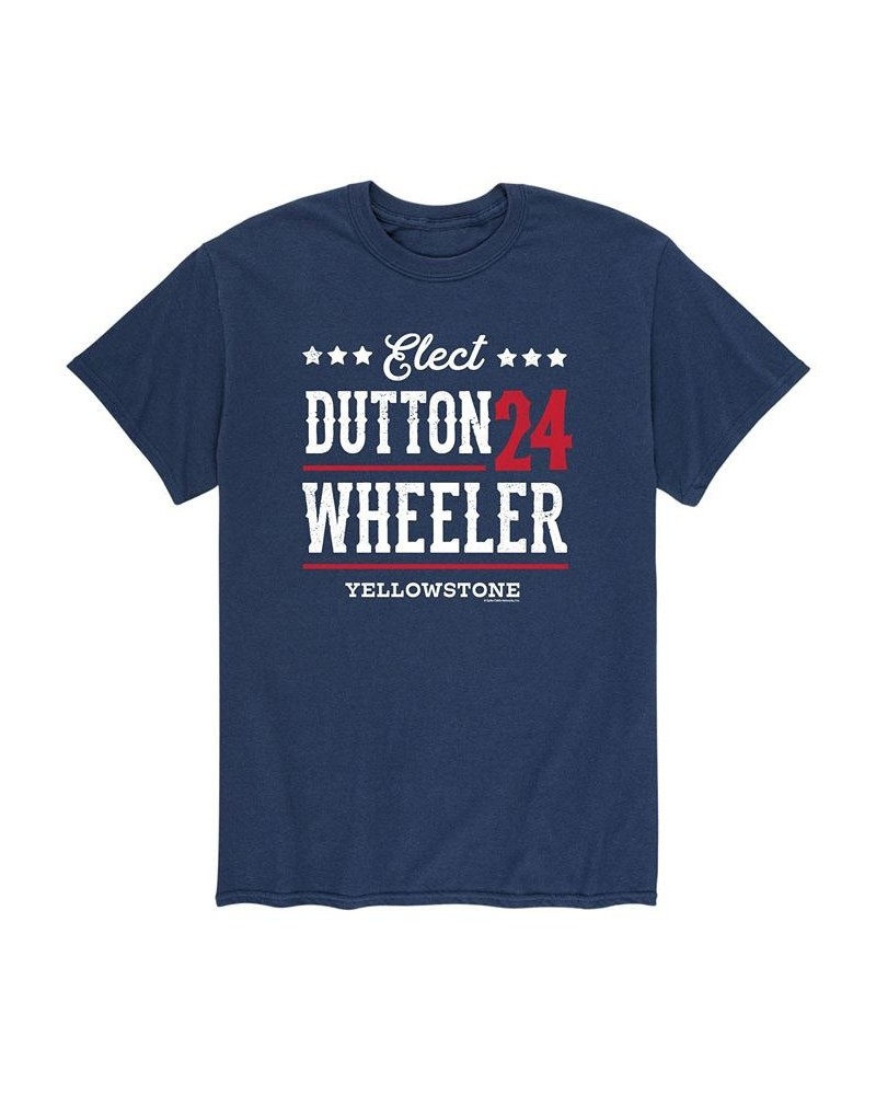 Men's Yellowstone Elect Dutton Wheeler 24 T-shirt $19.24 T-Shirts