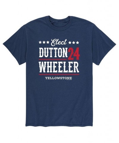 Men's Yellowstone Elect Dutton Wheeler 24 T-shirt $19.24 T-Shirts