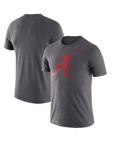 Men's Heathered Charcoal Alabama Crimson Tide Legend Logo Performance T-shirt $18.80 T-Shirts