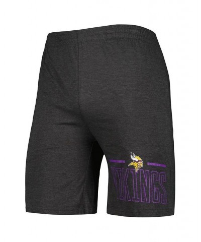 Men's Purple, Charcoal Minnesota Vikings Meter T-shirt and Shorts Set $30.55 Pajama