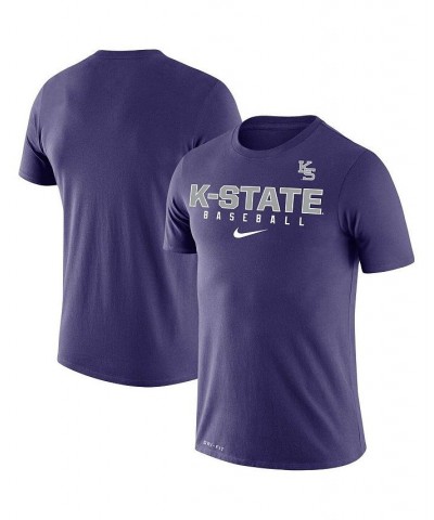 Men's Purple Kansas State Wildcats Baseball Legend Performance T-shirt $20.00 T-Shirts