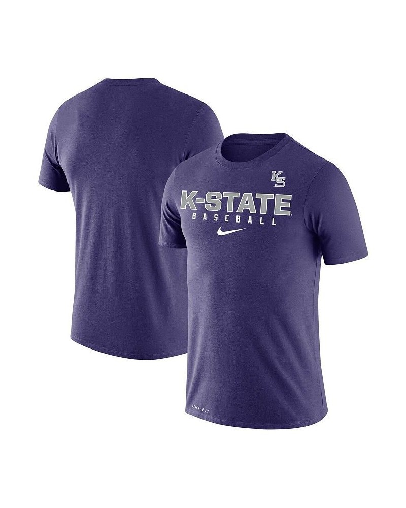 Men's Purple Kansas State Wildcats Baseball Legend Performance T-shirt $20.00 T-Shirts