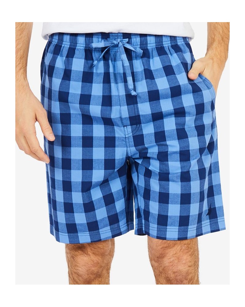 Men's Buffalo Plaid Pajama Shorts Blue $15.19 Pajama