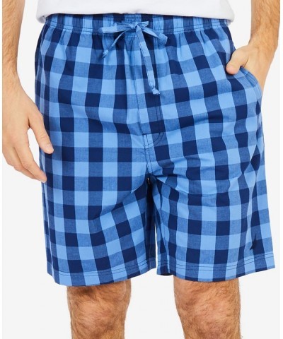 Men's Buffalo Plaid Pajama Shorts Blue $15.19 Pajama