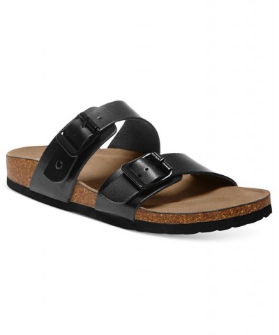 Brando Footbed Sandals Black $27.14 Shoes