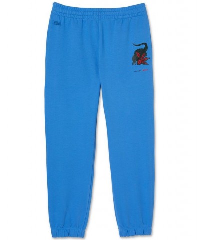 Men's Regular-Fit Lacoste x Netflix Stranger Things Jogger Trackpants Blue $49.50 Pants