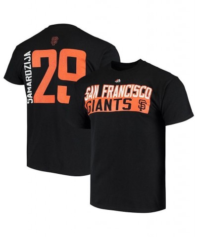 Men's Jeff Samardzija Black San Francisco Giants Block T-shirt $26.00 T-Shirts