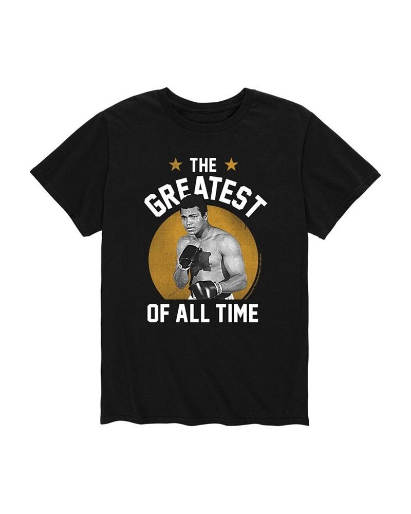 Men's Muhammad Ali The Greatest of All Time T-shirt Black $18.54 T-Shirts