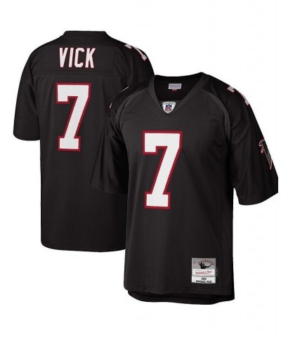 Men's Michael Vick Black Atlanta Falcons Big and Tall 2002 Retired Player Replica Jersey $51.00 Jersey