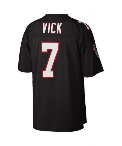 Men's Michael Vick Black Atlanta Falcons Big and Tall 2002 Retired Player Replica Jersey $51.00 Jersey