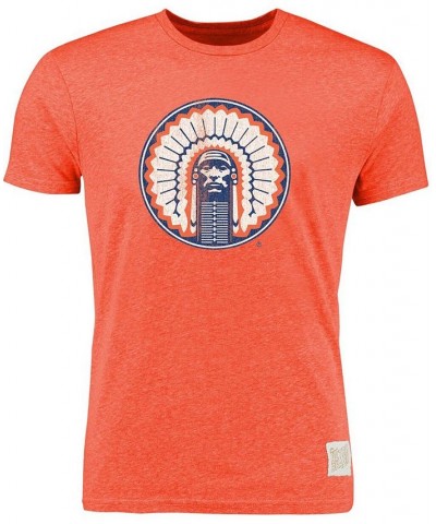 Men's Heather Orange Illinois Fighting Illini Vintage-Inspired Tri-Blend T-shirt $18.00 T-Shirts