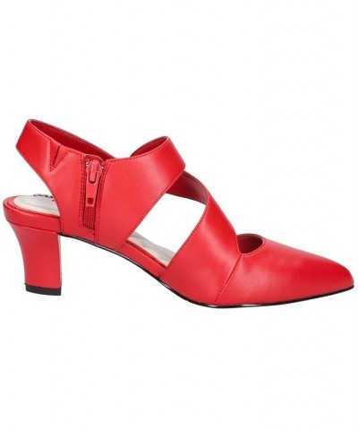 Women's Venue Asymmetrical Pumps Red $21.62 Shoes