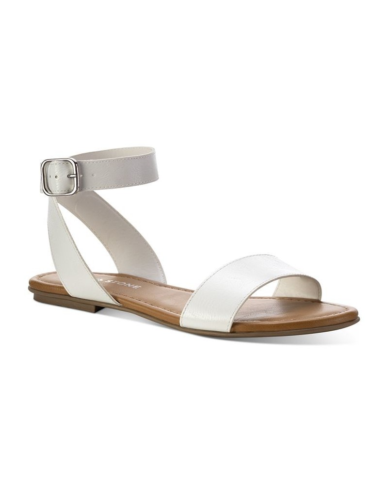 Miiah Flat Sandals White $26.18 Shoes