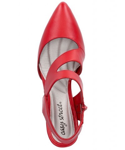 Women's Venue Asymmetrical Pumps Red $21.62 Shoes