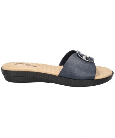 Women's Sunshine Comfort Slide Sandals PD05 $27.95 Shoes