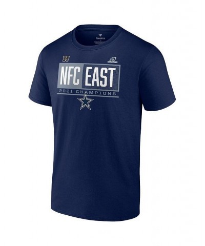 Men's Navy Dallas Cowboys 2021 NFC East Division Champions Blocked Favorite T-shirt $14.40 T-Shirts