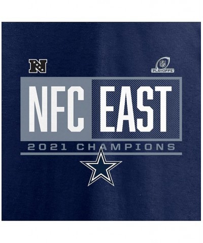 Men's Navy Dallas Cowboys 2021 NFC East Division Champions Blocked Favorite T-shirt $14.40 T-Shirts