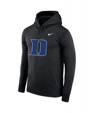 Men's Black Duke Blue Devils Performance Pullover Hoodie $34.30 Sweatshirt