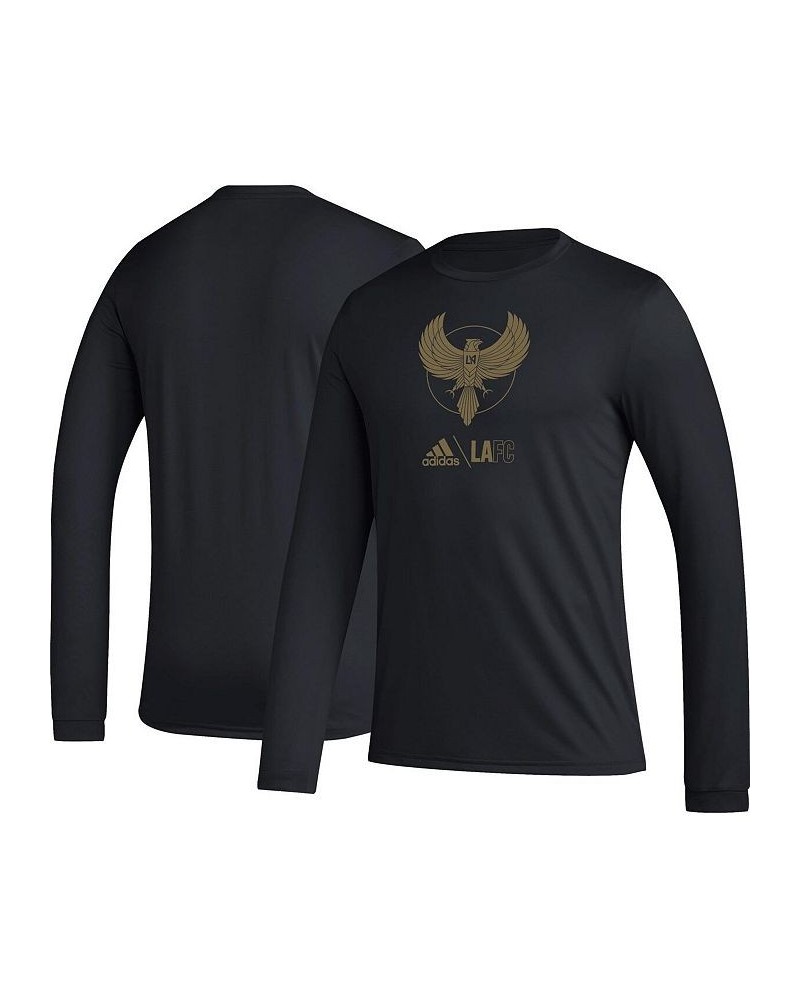 Men's Black LAFC Icon Long Sleeve T-shirt $23.00 T-Shirts