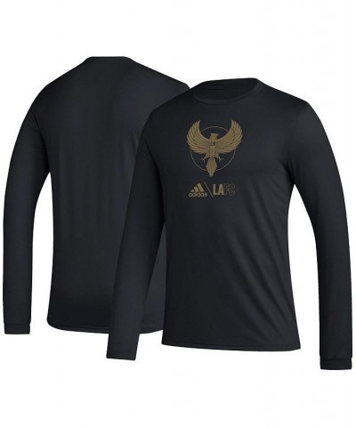 Men's Black LAFC Icon Long Sleeve T-shirt $23.00 T-Shirts