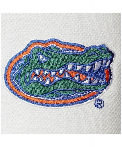 Men's White Florida Gators Team Performance Polo Shirt $40.00 Polo Shirts