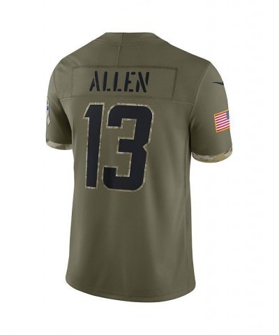 Men's Keenan Allen Olive Los Angeles Chargers 2022 Salute To Service Limited Jersey $49.30 Jersey