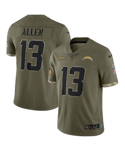 Men's Keenan Allen Olive Los Angeles Chargers 2022 Salute To Service Limited Jersey $49.30 Jersey