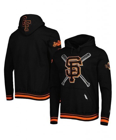 Men's Black San Francisco Giants Mash Up Logo Pullover Hoodie $63.00 Sweatshirt