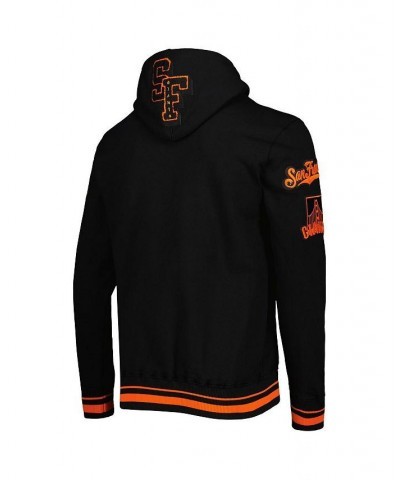 Men's Black San Francisco Giants Mash Up Logo Pullover Hoodie $63.00 Sweatshirt